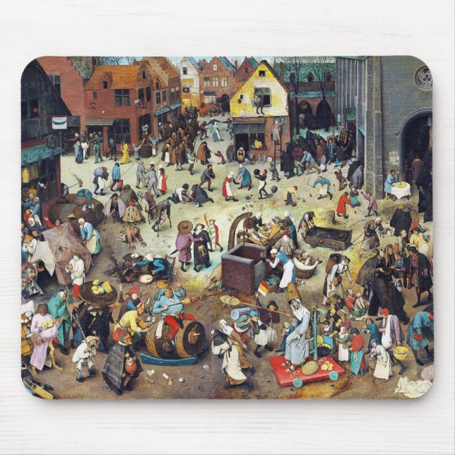 Kampen mellan karneval och utlånat, Bruegel Musmatta (Framsidan)