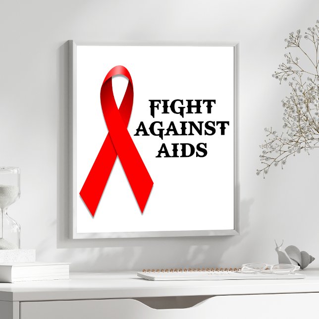 Kampen mot Aids Poster (Skapare uppladdad)