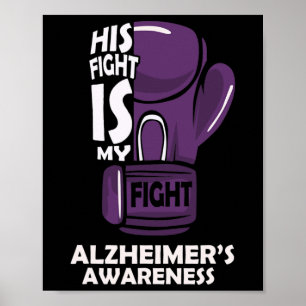 Kampen mot Alzheimers sjukdom är Boxi för min kamp Poster