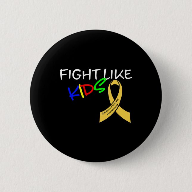 Kampen mot barncancer i barndomen knapp (Framsida)