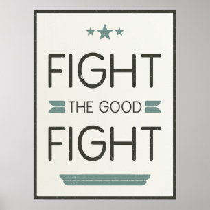 Kampen mot Bra - Vintage Distress Poster