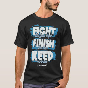 Kampen mot Bran Faith Bible Verse Christia T Shirt