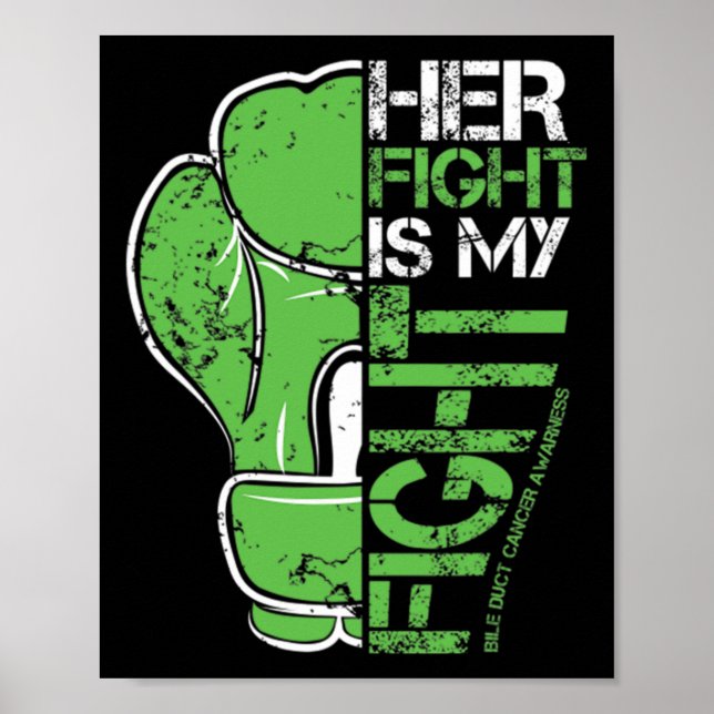 Kampen mot bröstcancer är min kamp mot Glov Poster (Framsidan)