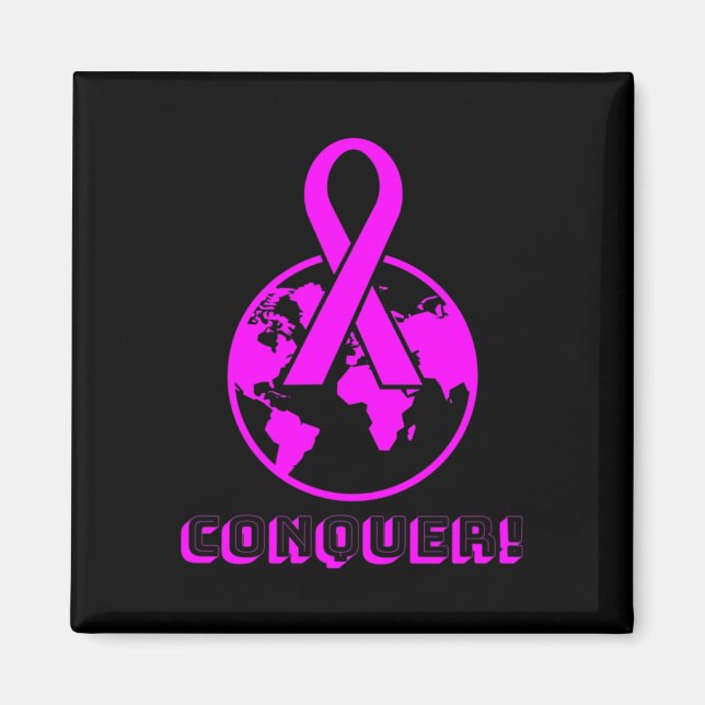 Kampen mot bröstcancer! magnet (Framsidan)