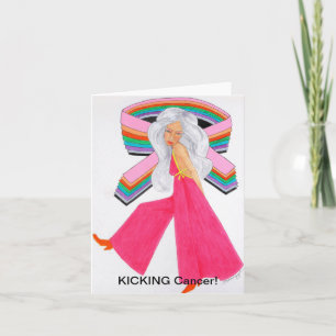 Kampen mot cancer/cancer Survivor original tecknin Kort