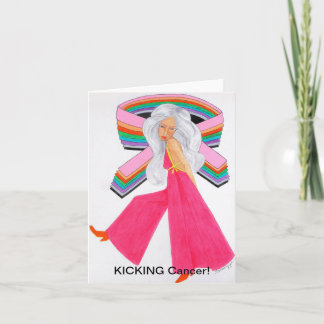 Kampen mot cancer/cancer Survivor original tecknin Kort