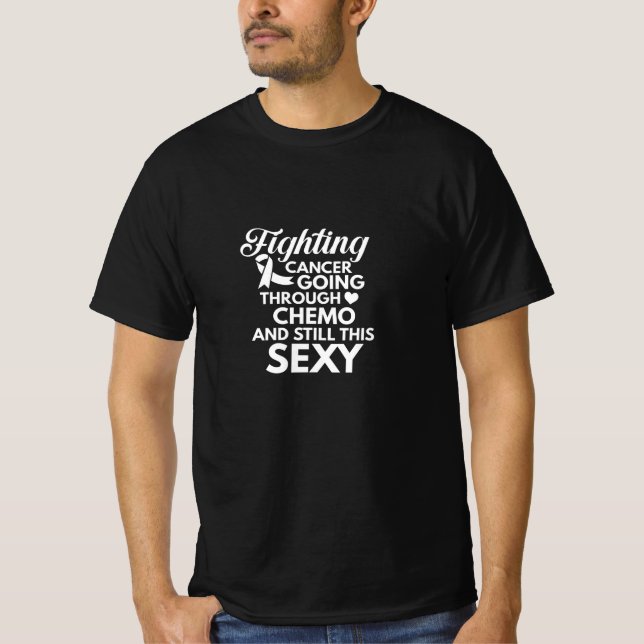 Kampen mot cancer genom Chemo T Shirt (Framsida)