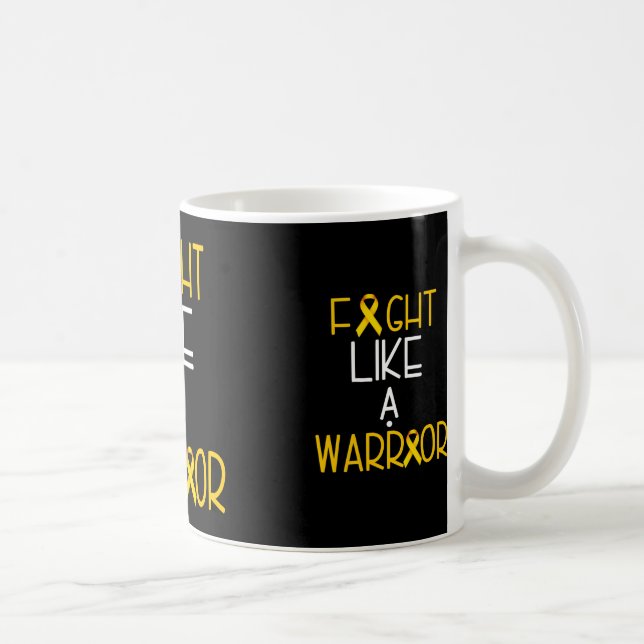 Kampen mot cancer hos barn och ungdomar kaffemugg (Höger)