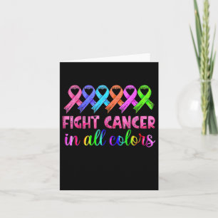 Kampen mot cancer i alla bröstcancerformer i Färg Kort