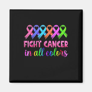 Kampen mot cancer i alla bröstcancerformer i Färg Magnet