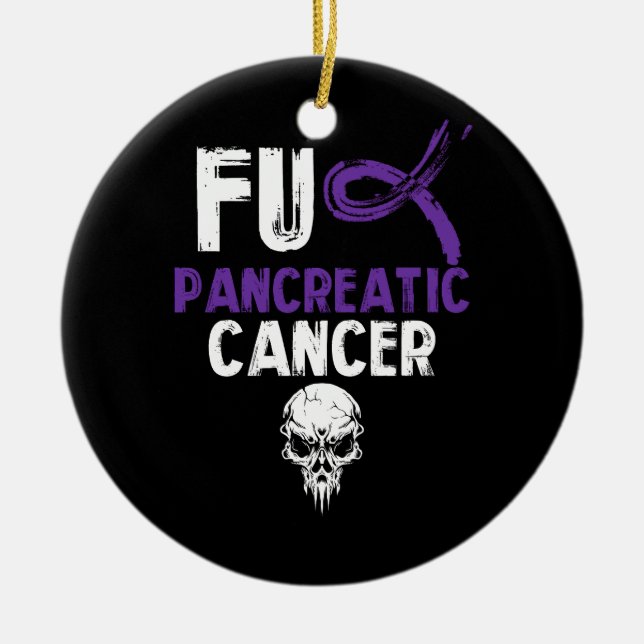 Kampen mot cancer i bröstcancer tillsammans Pur Julgransprydnad Keramik (Framsidan)