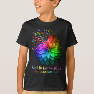 Kampen mot cancer i hela Färg breder ut sig hoppet T Shirt