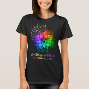 Kampen mot cancer i hela Färg breder ut sig hoppet T Shirt