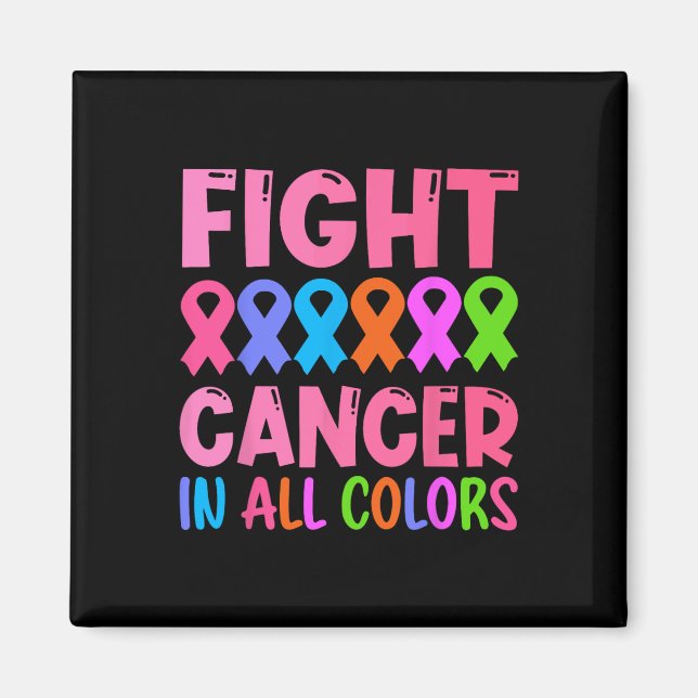 Kampen mot cancer i hela Färg Magnet (Framsidan)