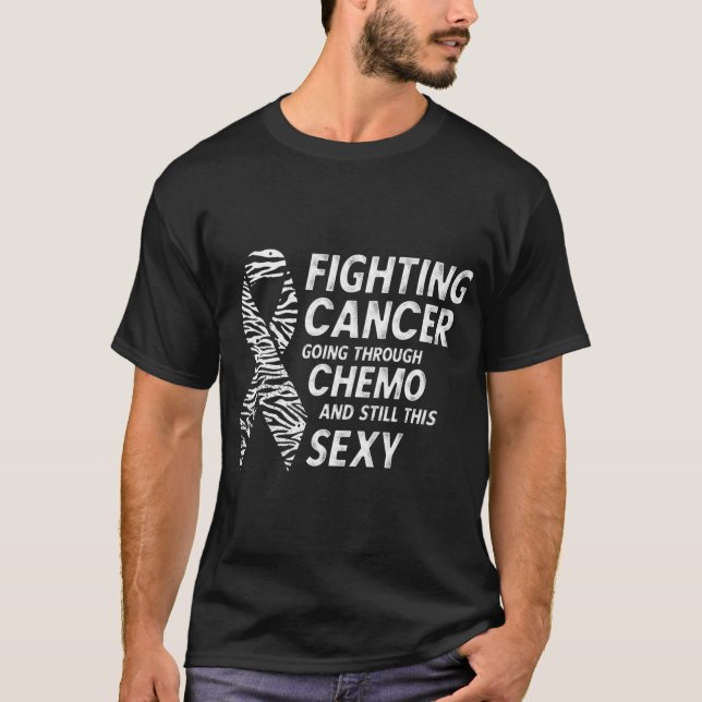 Kampen mot cancercancer Medvetenhet om cancer T Shirt (Framsida)