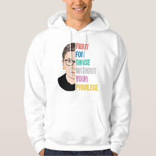 Kampen mot dem utan din förtjänst hoodie