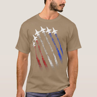 Kampen mot den amerikanska Flagga i Jet T Shirt