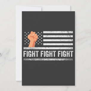 Kampen mot den amerikanska Flagga Patriotic Inbjudningar