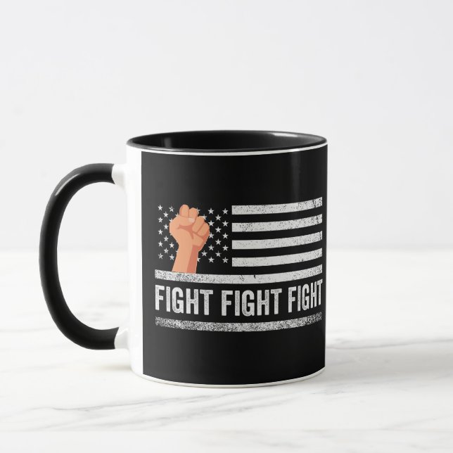 Kampen mot den amerikanska Flagga Patriotic Mugg (Vänster)