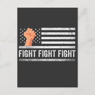 Kampen mot den amerikanska Flagga Patriotic Vykort