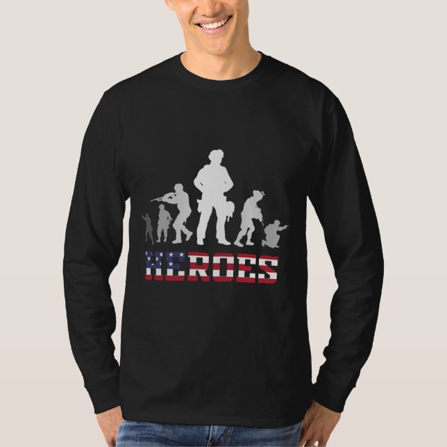 Kampen mot den vieteranska arméns militära citat t shirt (Framsida)