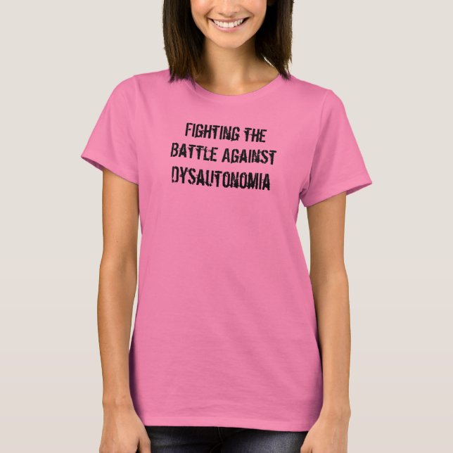 Kampen mot dysautonomia t-shirt (Framsida)