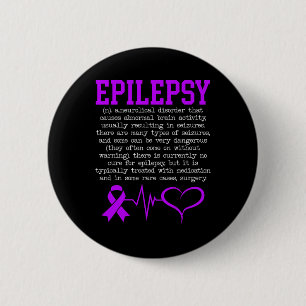 Kampen mot epilepsi Medvetenhet om epilepsi Månad Knapp
