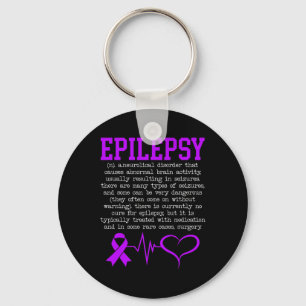 Kampen mot epilepsi Medvetenhet om epilepsi Månad Nyckelring