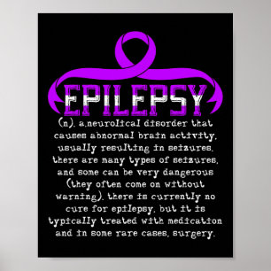Kampen mot epilepsi Medvetenhet om epilepsi Månad Poster