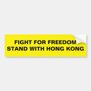 KAMPEN MOT FRIHETSSTAND MED HONGKONG BILDEKAL