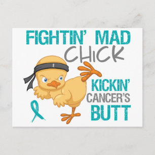 Kampen mot galna Chickar, äggstockscancer Vykort