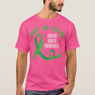 Kampen mot Grönten Stigma Mental Health Awareness  T Shirt