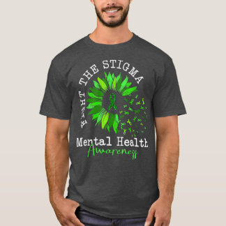 Kampen mot Grönten Stigma Mental Health Awareness  T Shirt