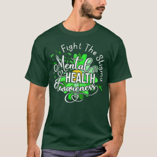 Kampen mot Grönten Stigma Mental Health Awareness  T Shirt
