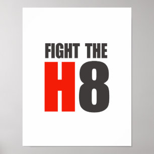 KAMPEN MOT H8 POSTER