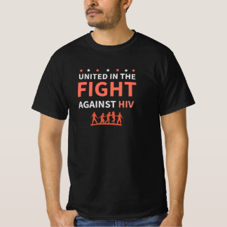 Kampen mot hiv-smittan - Medvetenhet, stöd och häl T Shirt