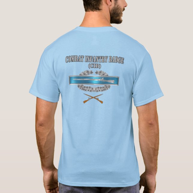 Kampen mot Infantryman Badge (CIB) T Shirt (Baksida)