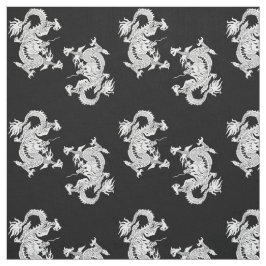 Kampen mot kinesisk drake mönster tyg