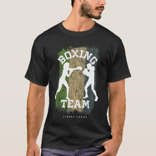 Kampen mot kvinnlig Boxing Sierra Leone Combat Spo T Shirt