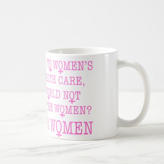 Kampen mot kvinnor kaffemugg (Höger)