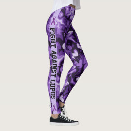 Kampen mot kvinnornas Lila i Lupus Leggings
