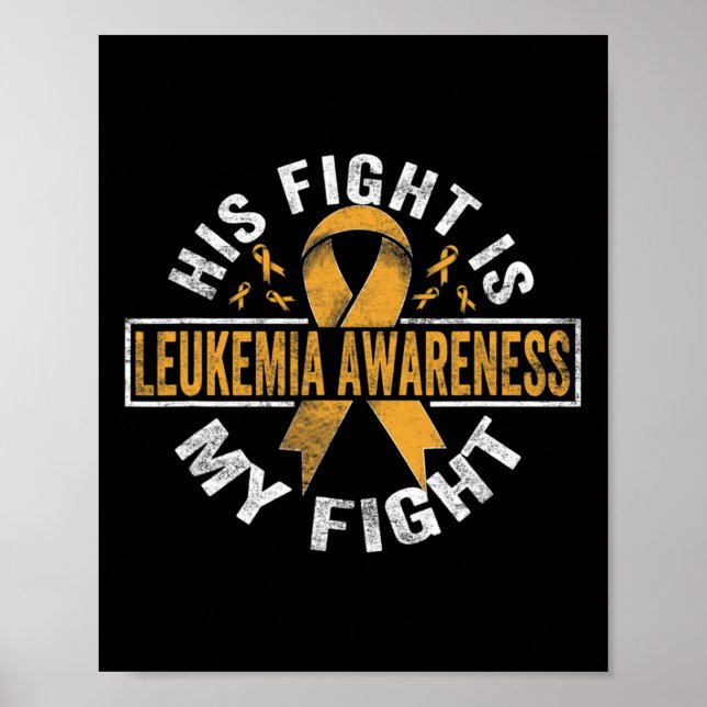Kampen mot leukemi är min medvetenhet om kampen 4 poster (Framsidan)