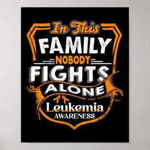 Kampen mot leukemi - Medvetenhet Poster