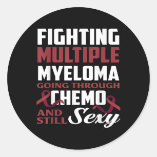 Kampen mot Många Myeloma Chemo Många Myeloma A Runt Klistermärke