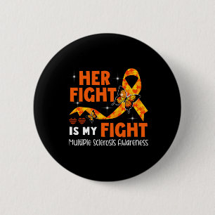Kampen mot Många Sclerosis Awareness Knapp
