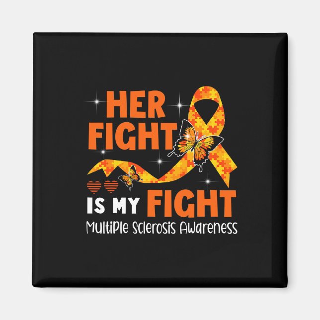 Kampen mot Många Sclerosis Awareness Magnet (Framsidan)