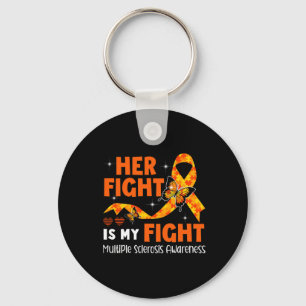 Kampen mot Många Sclerosis Awareness Nyckelring