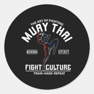 Kampen mot Muay Thai Runt Klistermärke