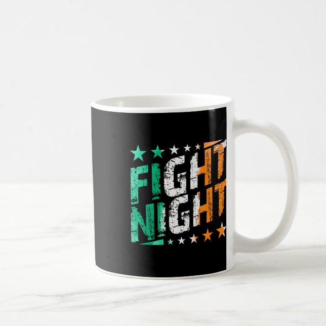 Kampen mot nattboxning MMA eller Boxing Fläkt Kaffemugg (Höger)