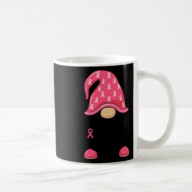 Kampen mot nome - Breast Cancer Awareness Gnome Co Kaffemugg (Höger)